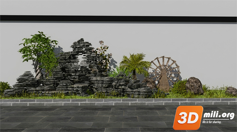 Rockery Skp Files